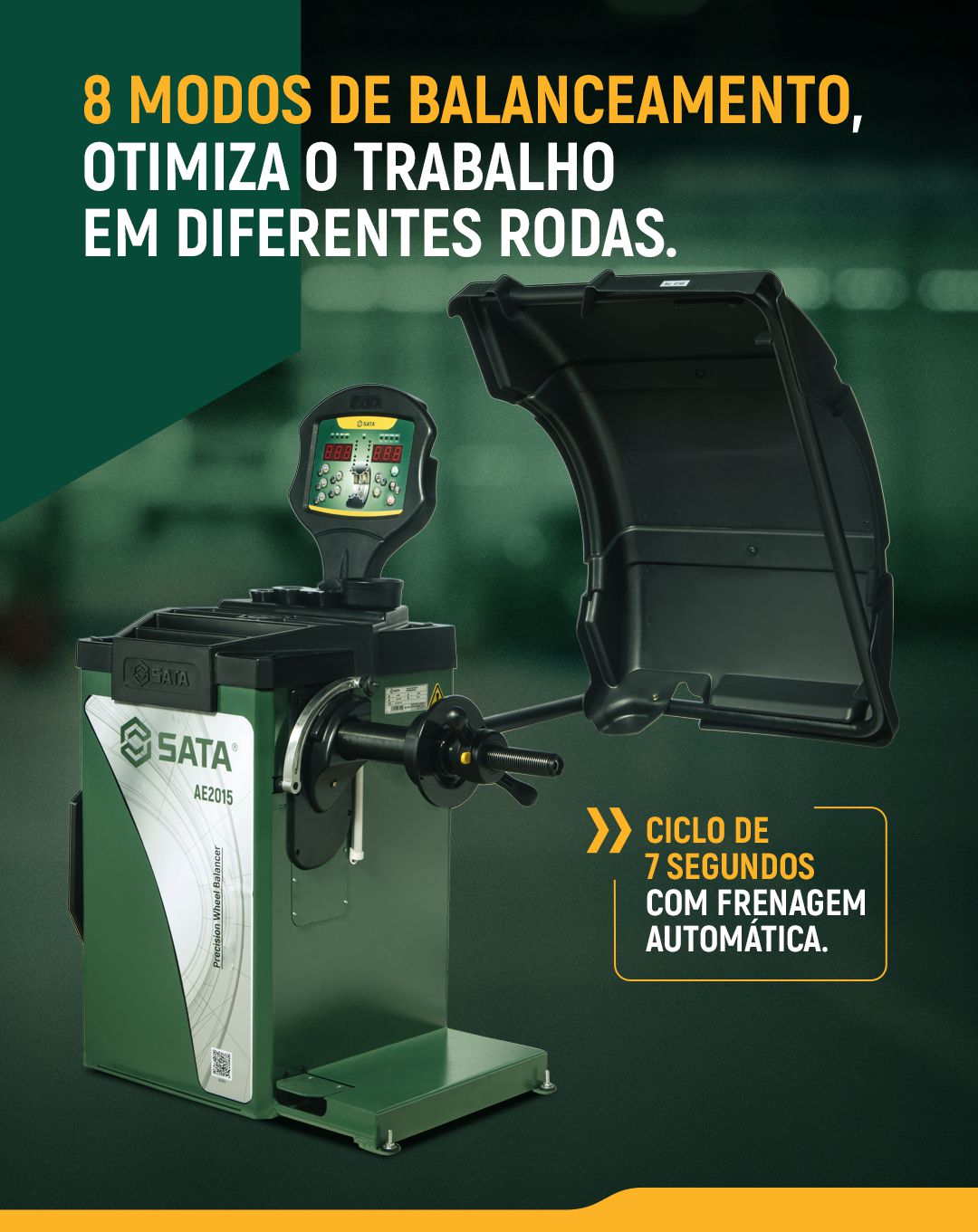 Balanceadora de Rodas X-Precision Linha Leve/Médio SATA - Image 2